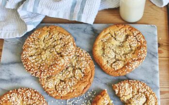 Cookies με ταχίνι, χωρίς ζάχαρη για παιδιά